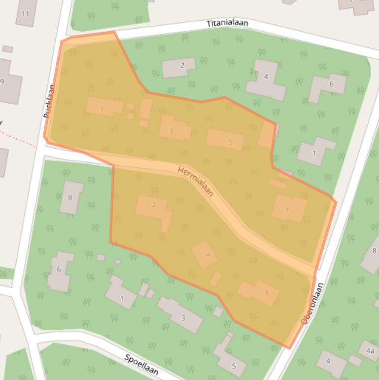 Kaart van postcodegebied 7981LM.