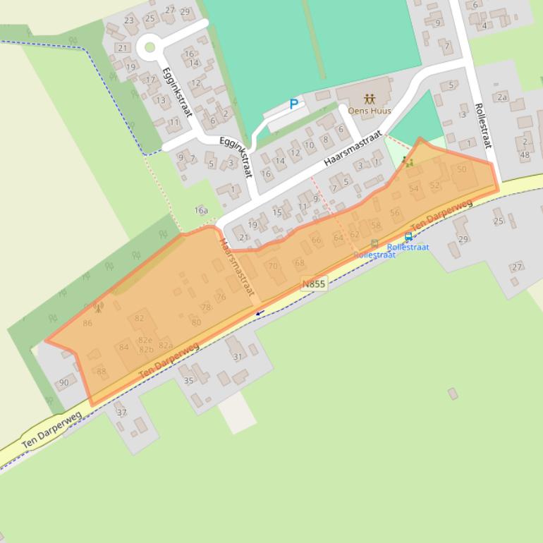 Kaart van postcodegebied 7983KN.