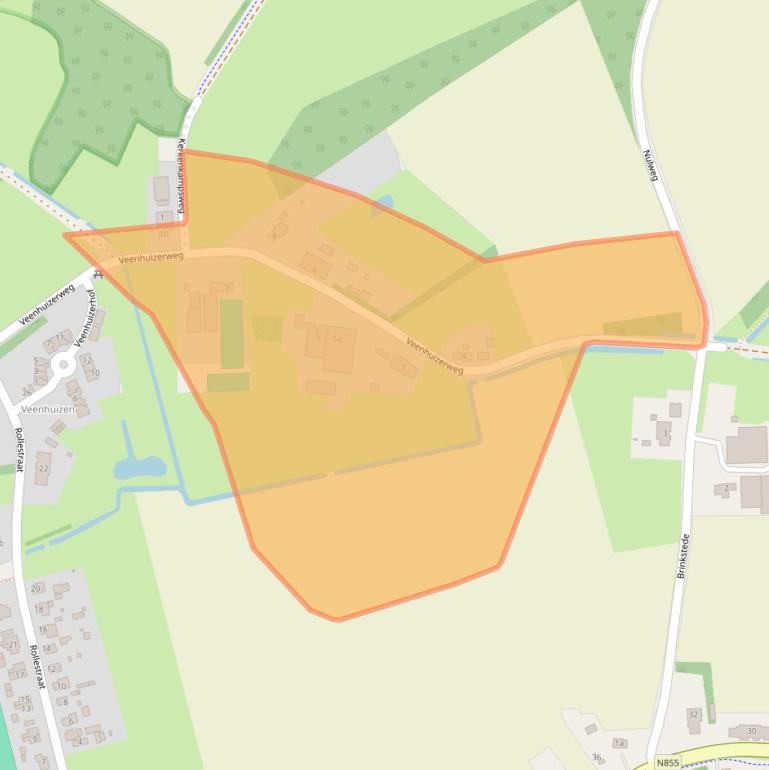 Kaart van postcodegebied 7983KV.
