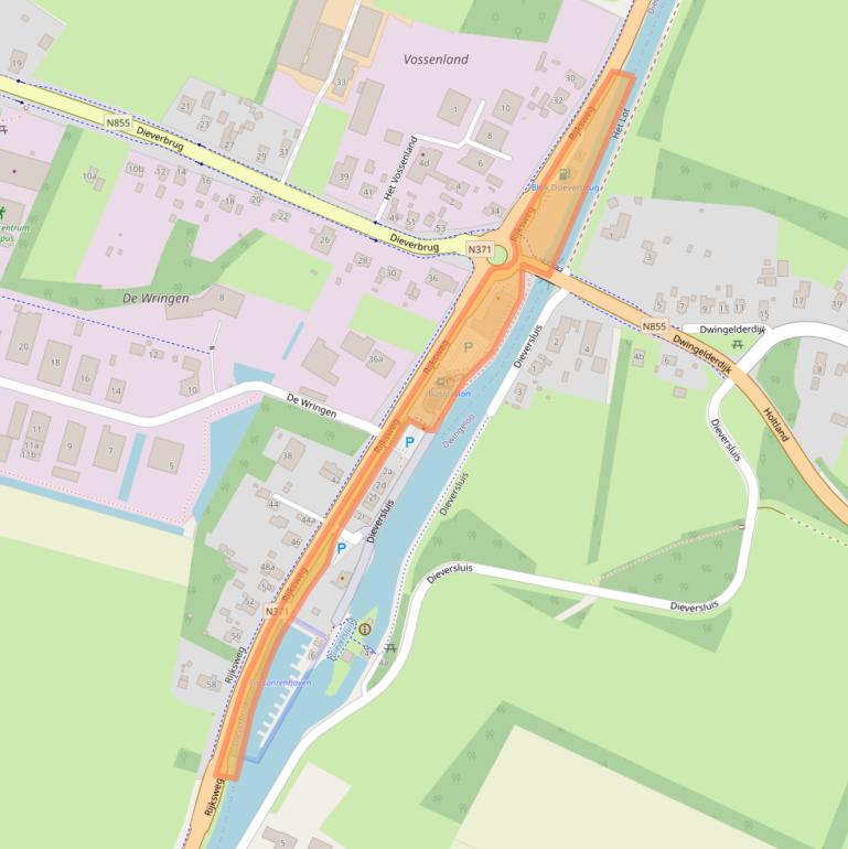 Kaart van postcodegebied 7984NB.