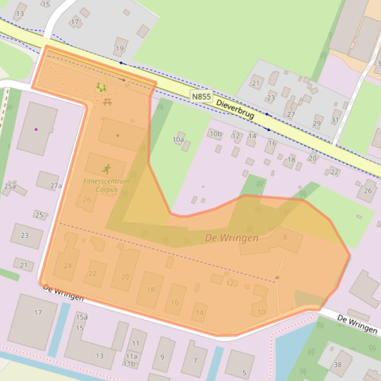 Kaart van postcodegebied 7984NM.