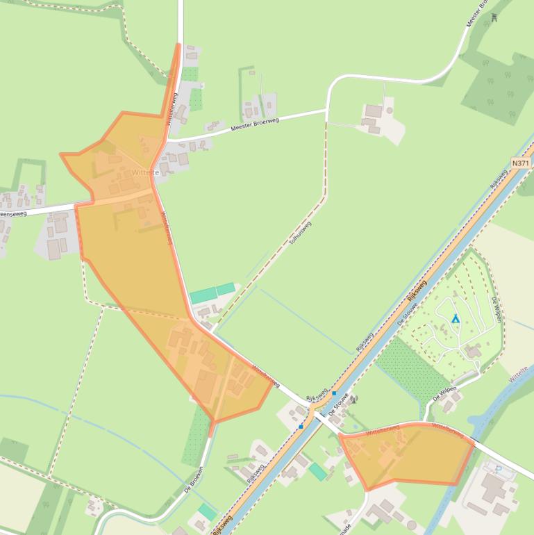 Kaart van postcodegebied 7986PK.