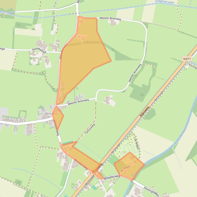 Kaart van postcodegebied 7986PL.