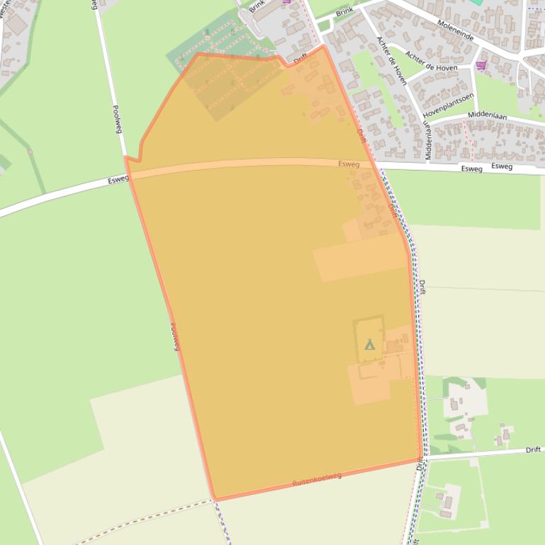 Kaart van postcodegebied 7991AB.