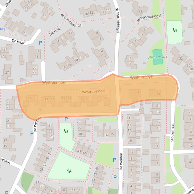 Kaart van postcodegebied 7991BH.