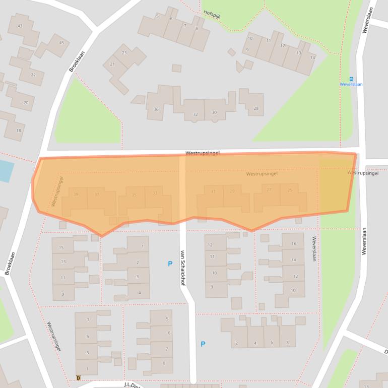 Kaart van postcodegebied 7991BJ.