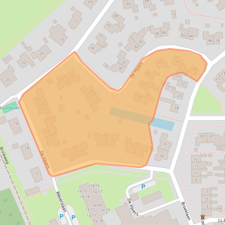 Kaart van postcodegebied 7991BV.