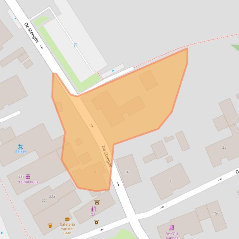 Kaart van postcodegebied 7991CA.