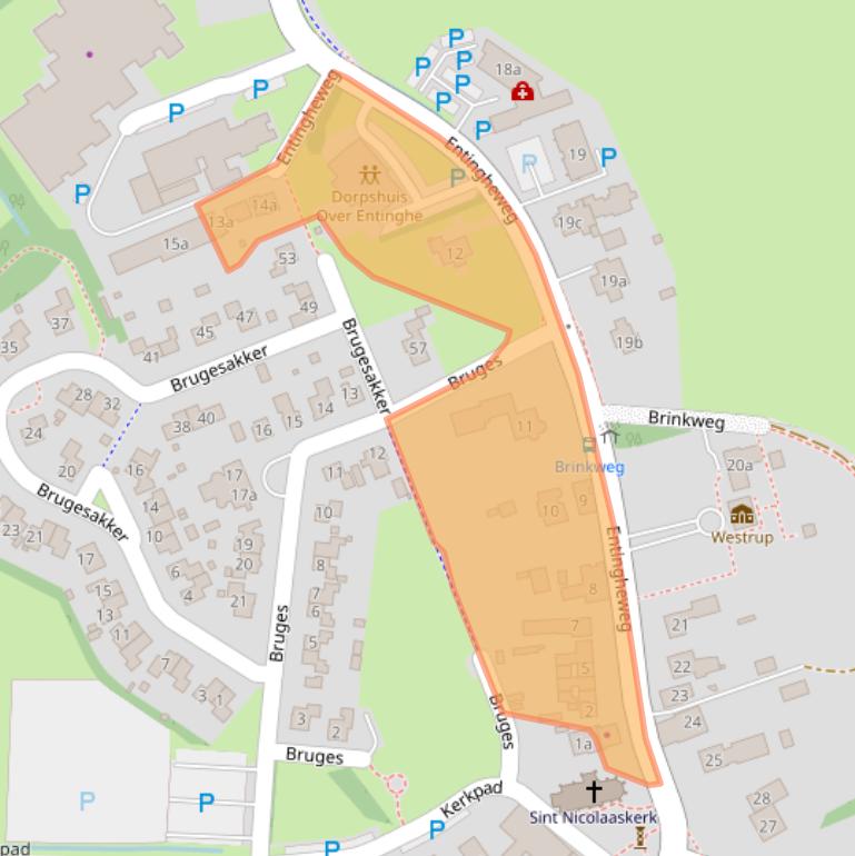 Kaart van postcodegebied 7991CB.