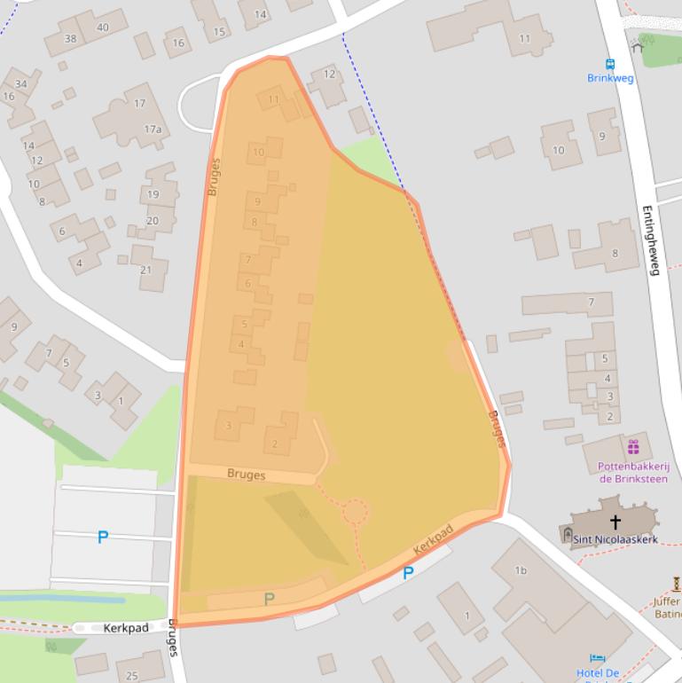 Kaart van postcodegebied 7991CD.