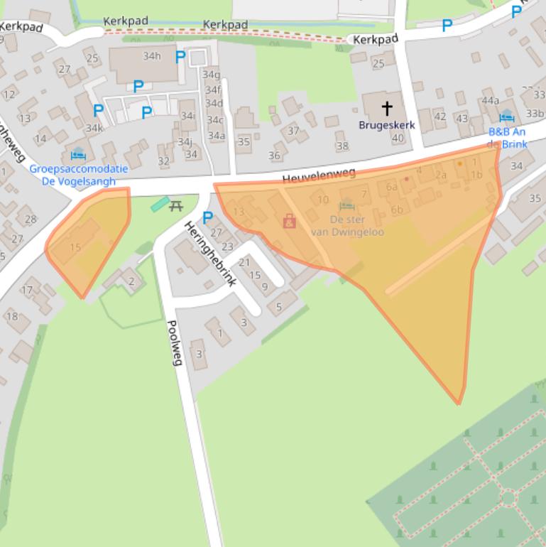 Kaart van postcodegebied 7991CK.