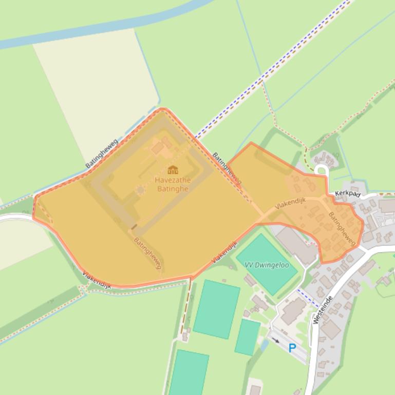 Kaart van postcodegebied 7991CN.