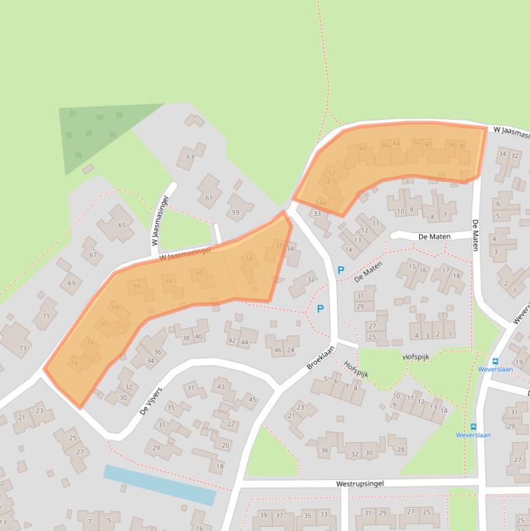 Kaart van postcodegebied 7991DB.