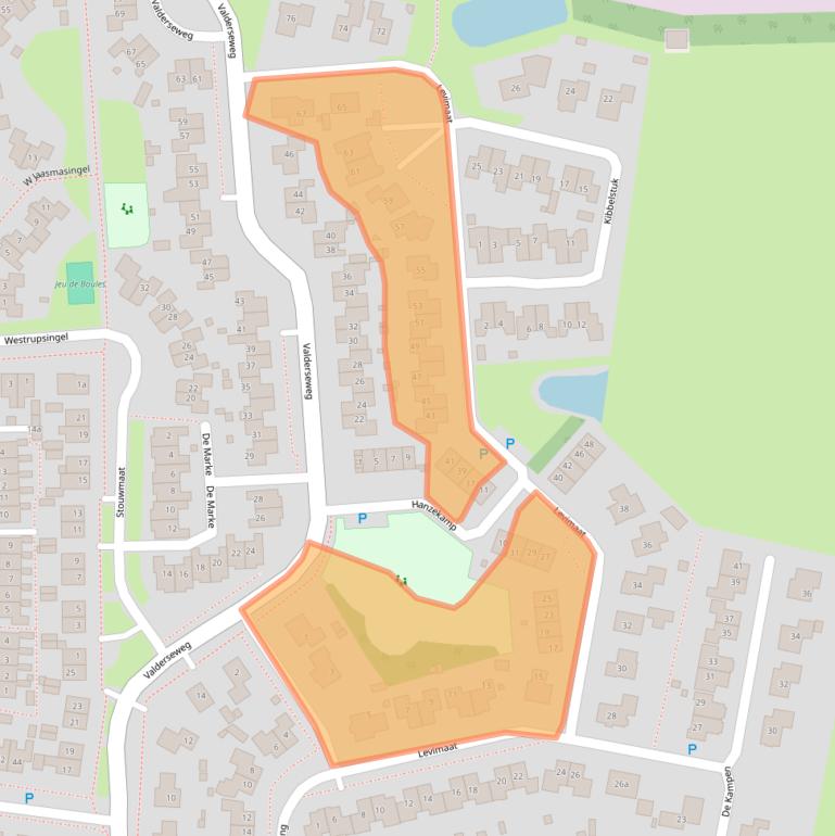 Kaart van postcodegebied 7991EB.