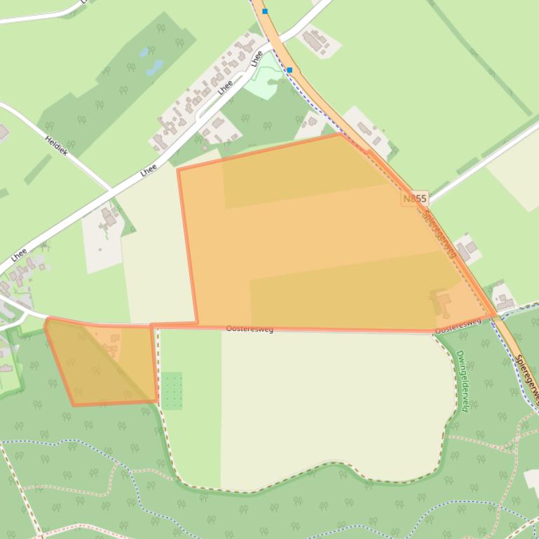 Kaart van postcodegebied 7991NA.