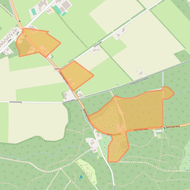 Kaart van postcodegebied 7991NE.