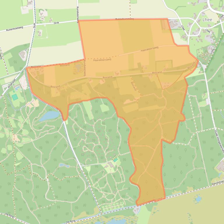 Kaart van postcodegebied 7991PA.