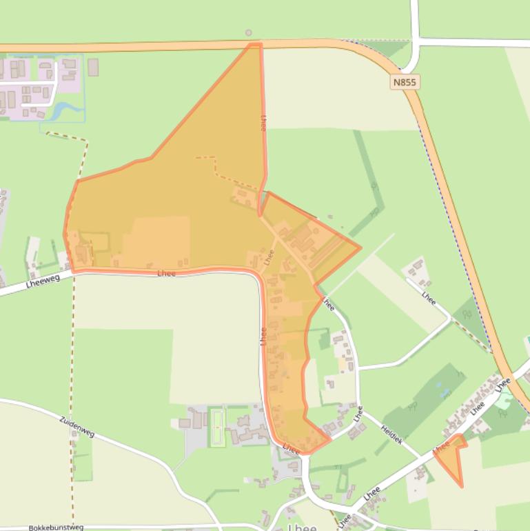 Kaart van postcodegebied 7991PE.