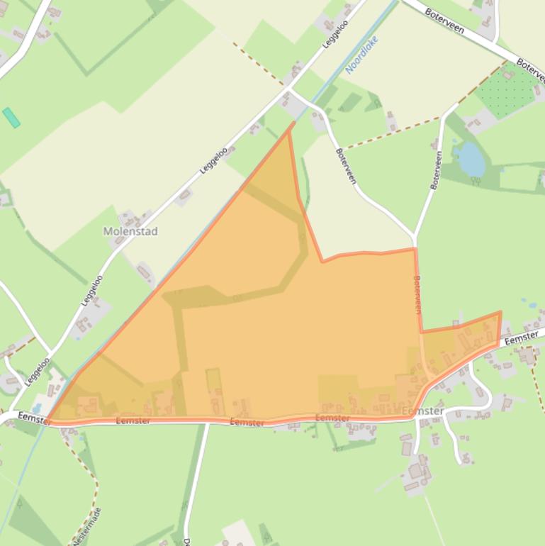 Kaart van postcodegebied 7991PP.