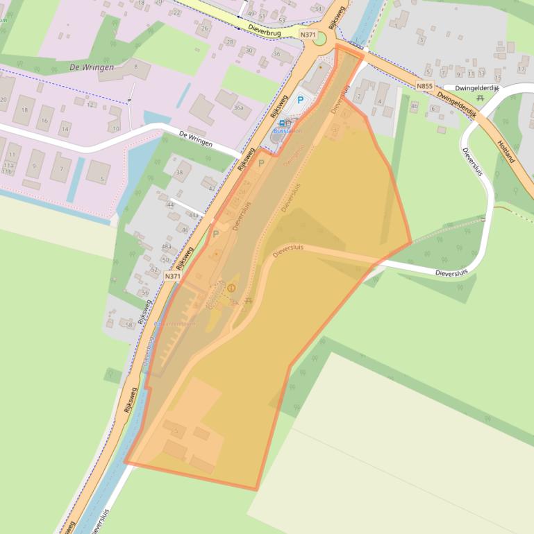 Kaart van postcodegebied 7991RM.