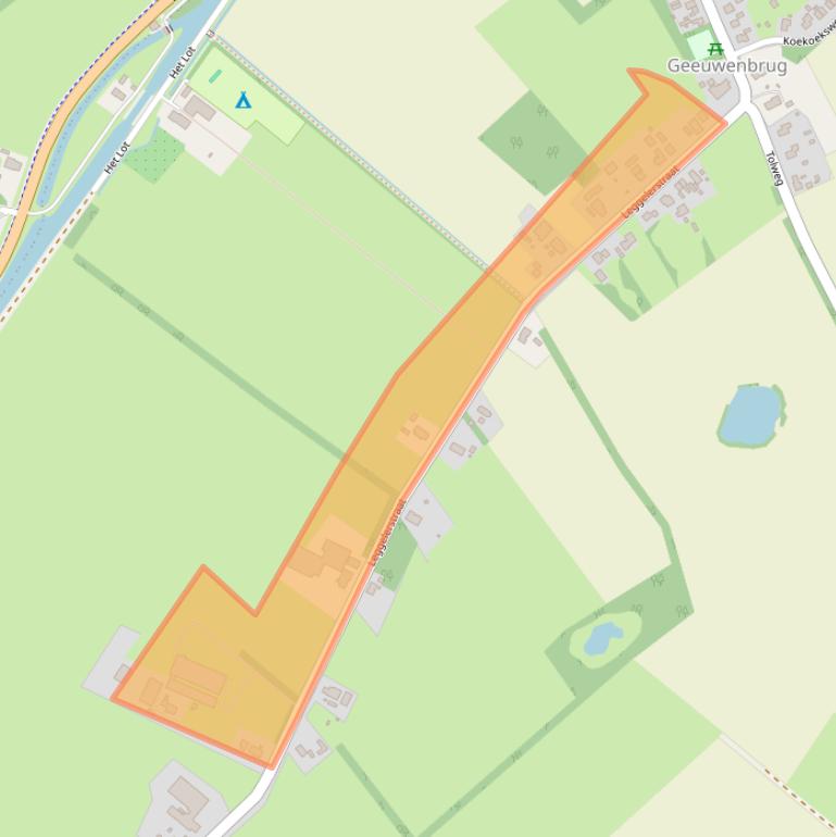 Kaart van postcodegebied 7991TA.