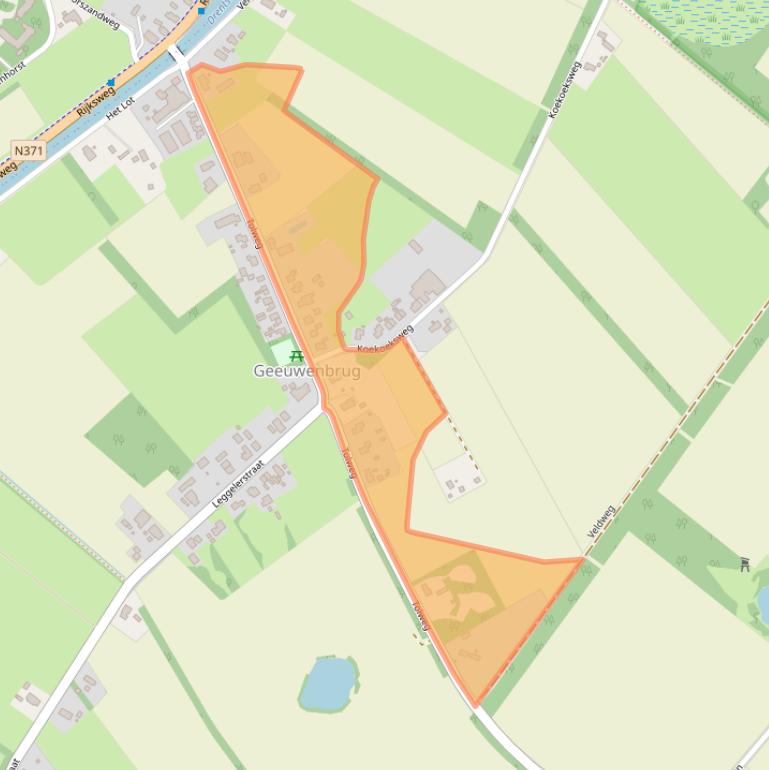 Kaart van postcodegebied 7991TC.