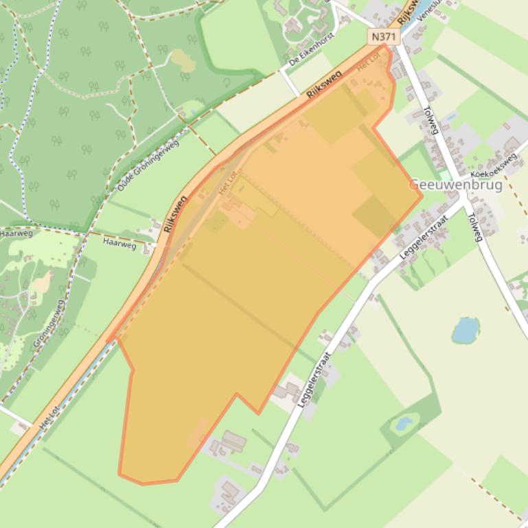 Kaart van postcodegebied 7991TE.