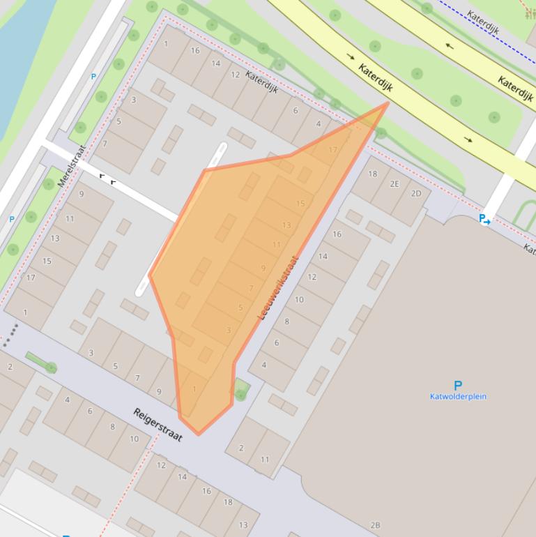 Kaart van postcodegebied 8011BN.