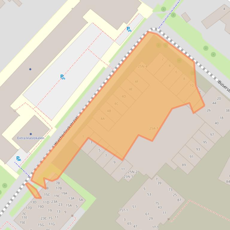 Kaart van postcodegebied 8011KJ.