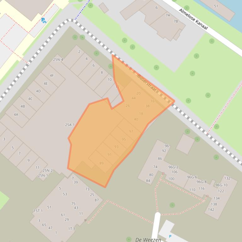 Kaart van postcodegebied 8011KK.