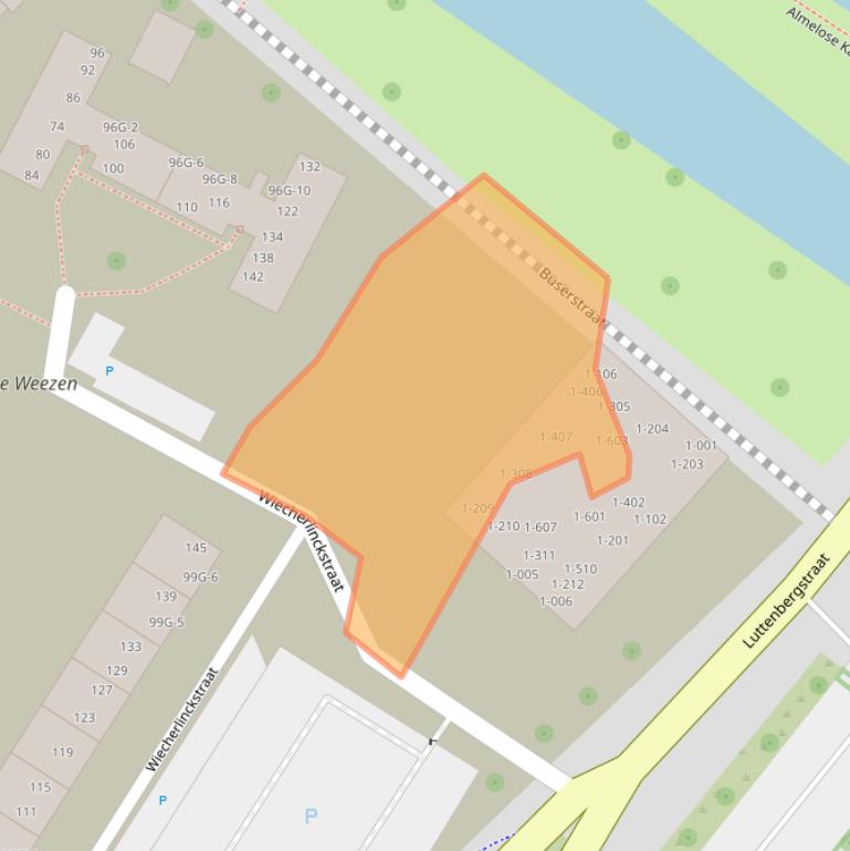 Kaart van postcodegebied 8011KN.