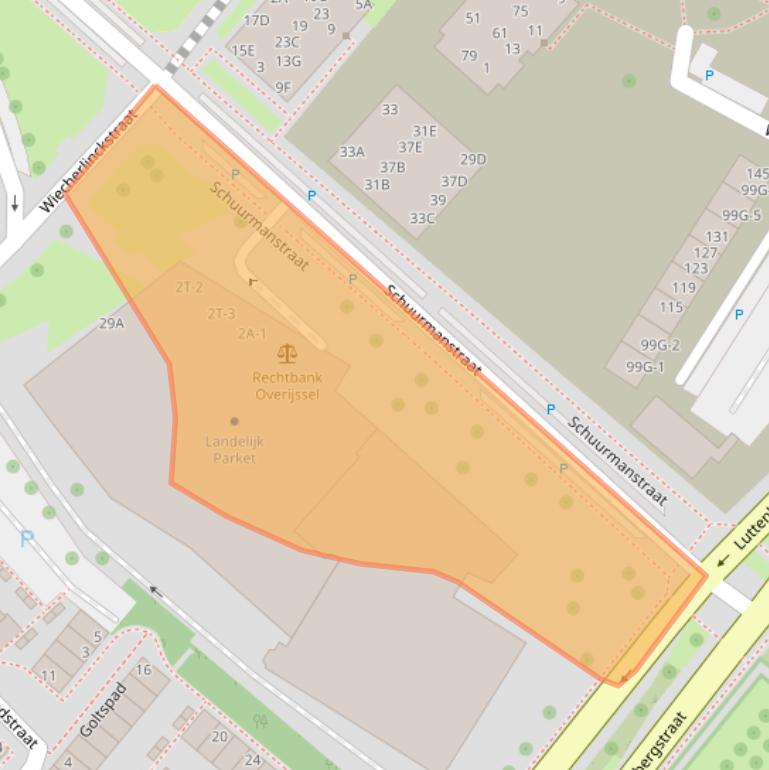 Kaart van postcodegebied 8011KP.