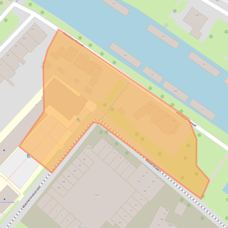 Kaart van postcodegebied 8011KR.