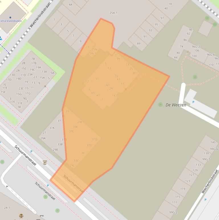 Kaart van postcodegebied 8011KV.