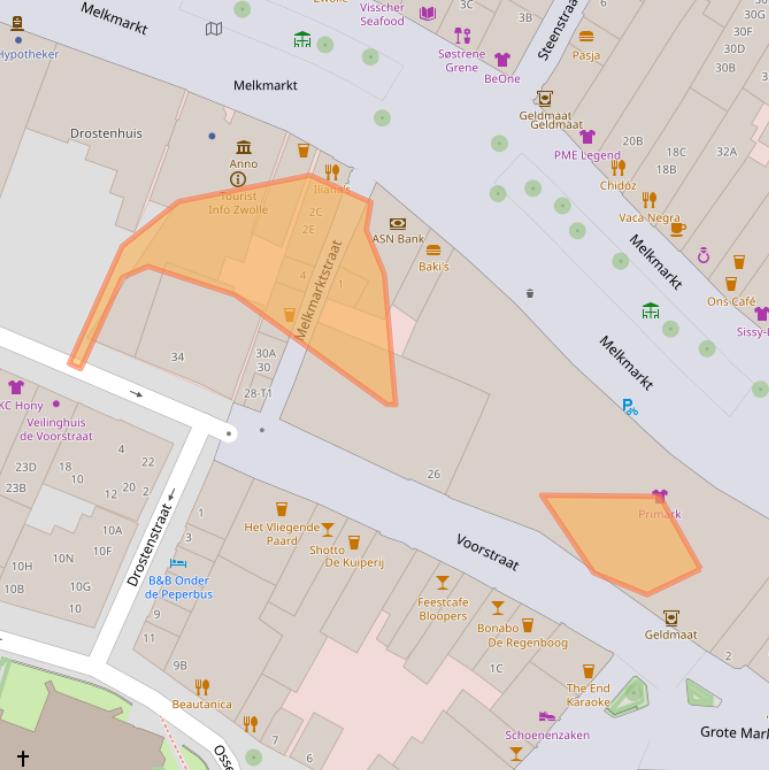 Kaart van postcodegebied 8011MH.
