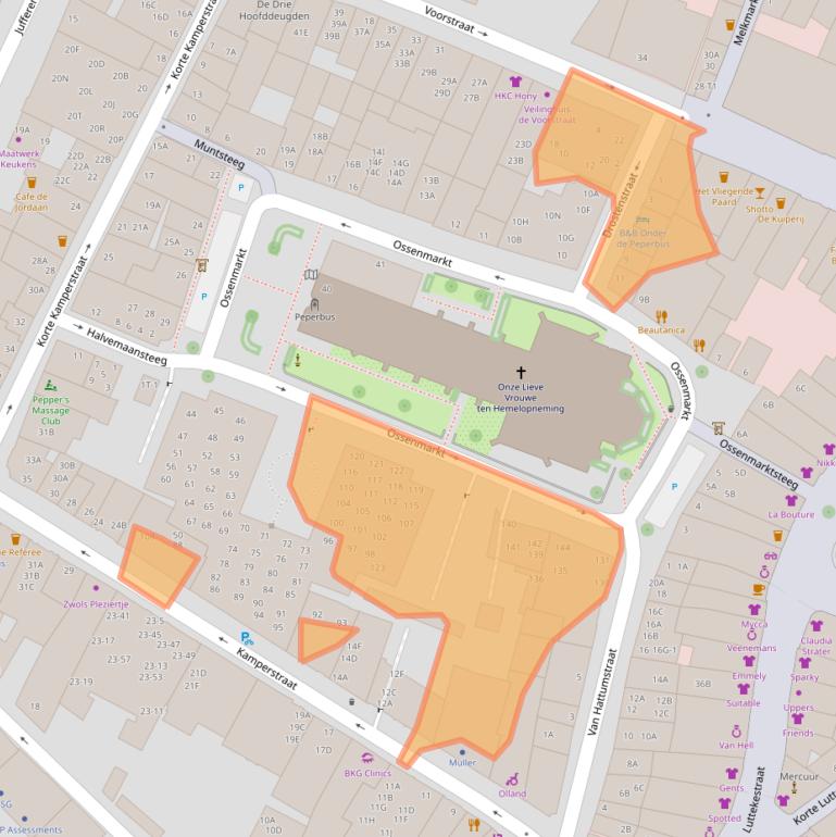 Kaart van postcodegebied 8011MT.