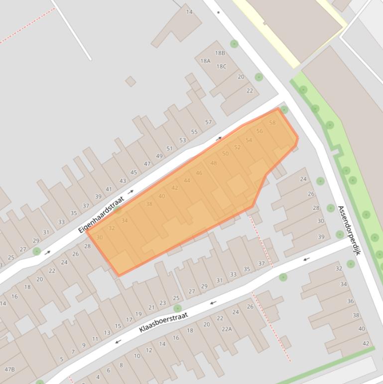 Kaart van postcodegebied 8012VH.