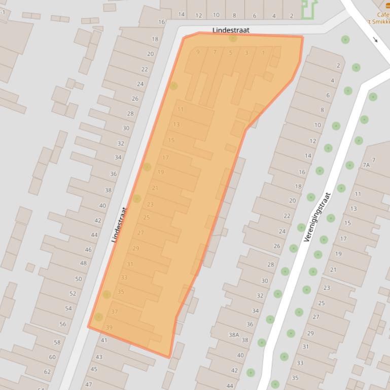 Kaart van postcodegebied 8012VP.