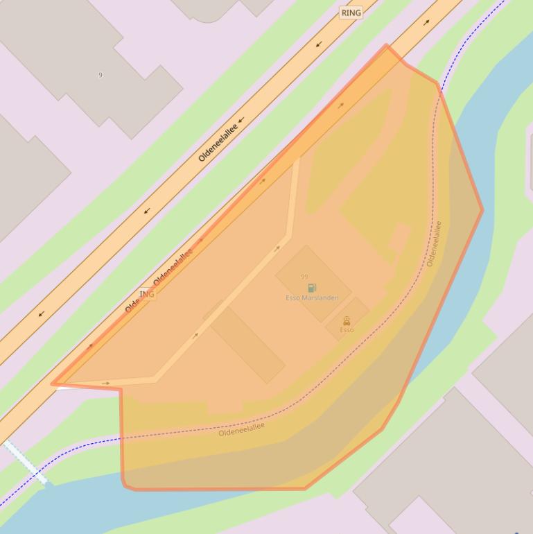 Kaart van postcodegebied 8013NM.