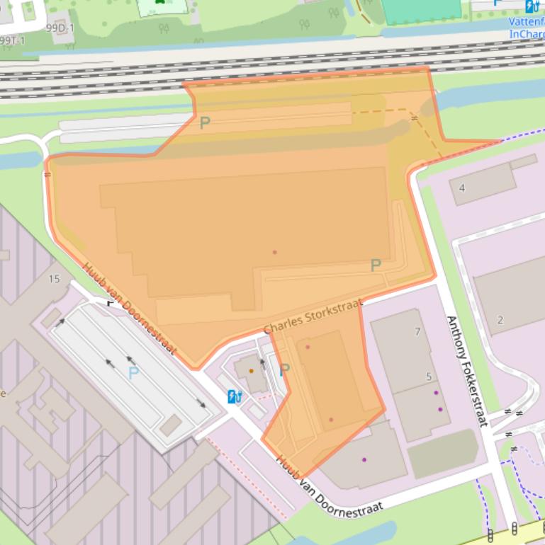 Kaart van postcodegebied 8013NT.