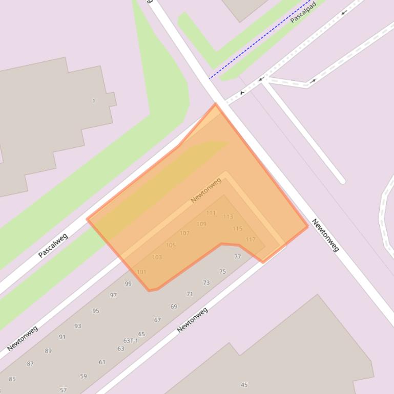 Kaart van postcodegebied 8013RH.