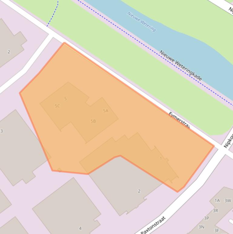 Kaart van postcodegebied 8013RR.