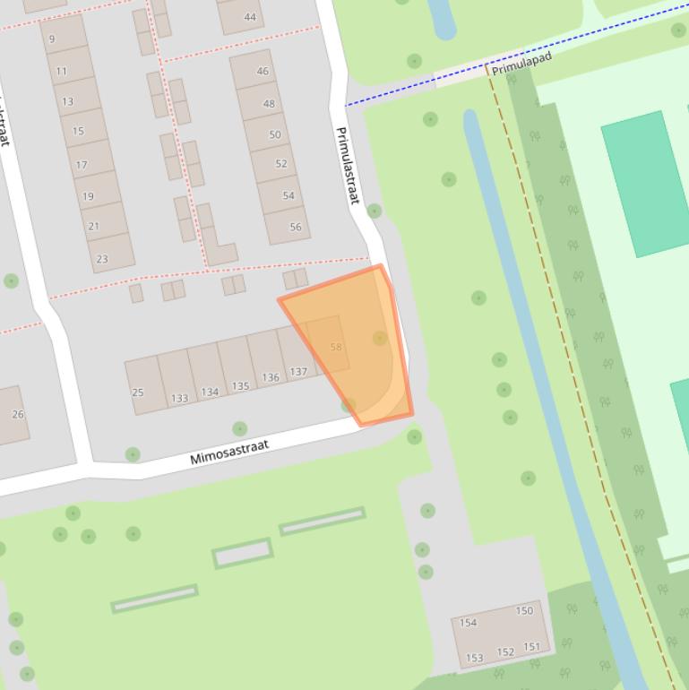 Kaart van postcodegebied 8013SJ.