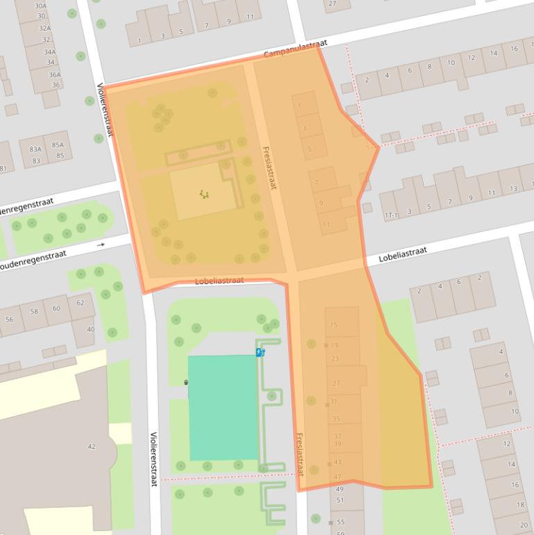 Kaart van postcodegebied 8013SM.