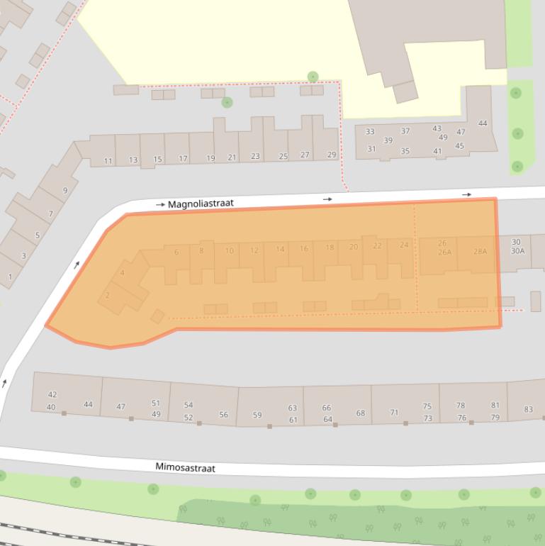 Kaart van postcodegebied 8013SR.