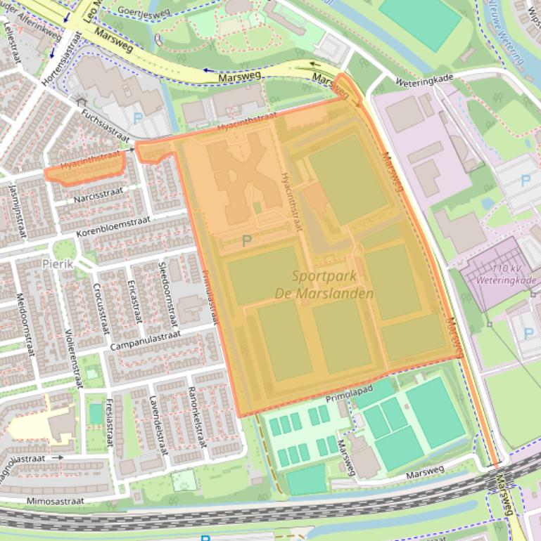 Kaart van postcodegebied 8013XZ.