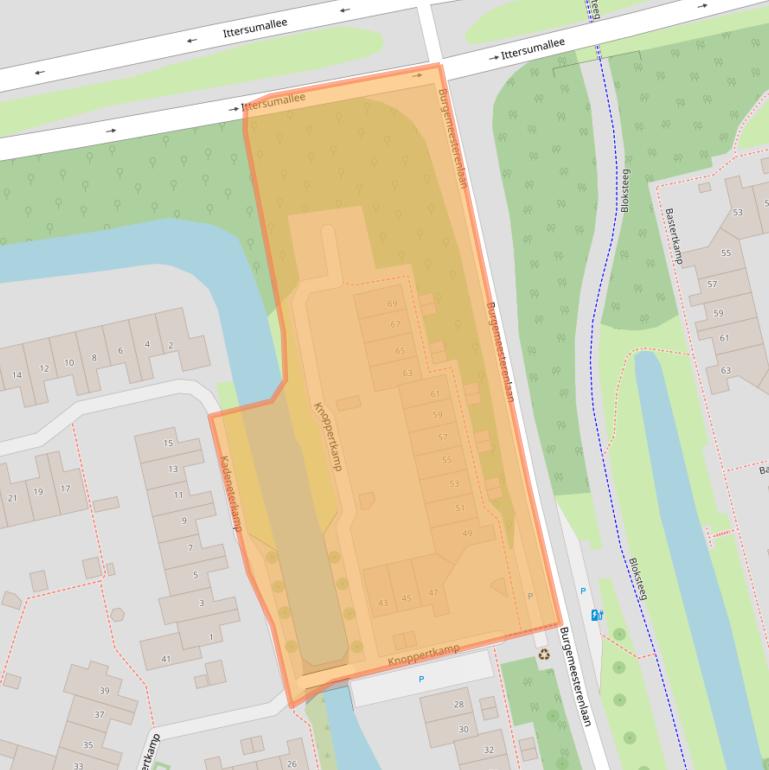 Kaart van postcodegebied 8014CG.