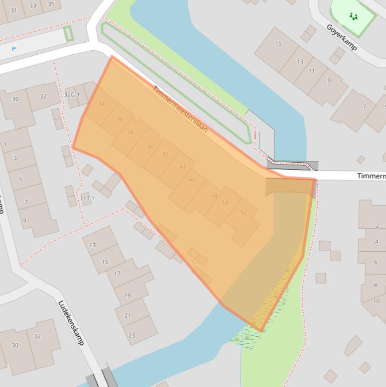 Kaart van postcodegebied 8014EM.