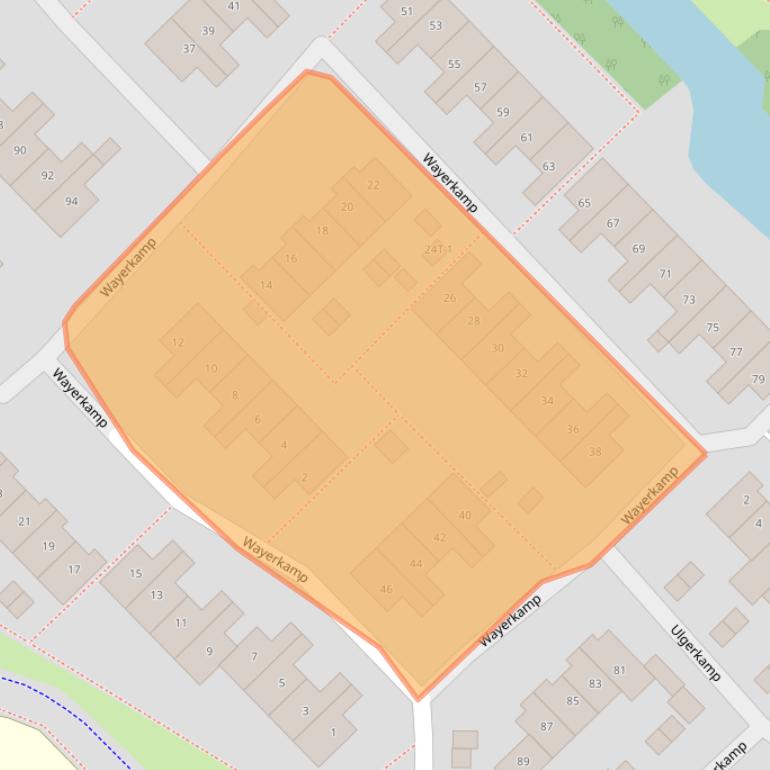 Kaart van postcodegebied 8014GC.