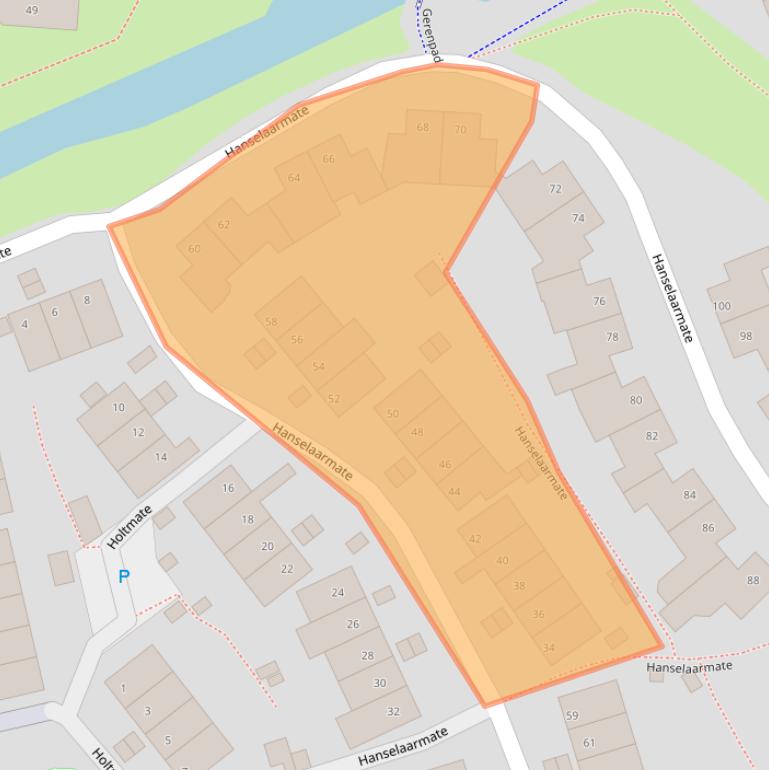 Kaart van postcodegebied 8014HC.